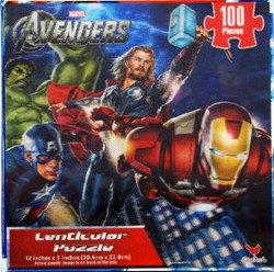 Marvel The Avengers Lenticular 100 Piece Puzzle