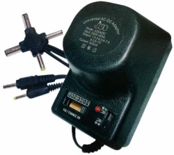 500ma Universal Ac dc Adaptor Selct Voltage:1.5 3 4.5 6 7.5 9 12 Volt Dc Power