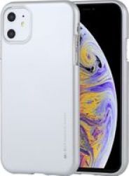I-jelly Cover For Apple Iphone 11 Metallic Finish - Silver
