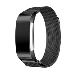 Killer Deals Stainless Steel Milanese Loop Strap For Fitbit Charge 2 M l -black Strap Only Watch Excluded