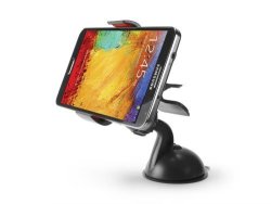Alcatel Onetouch Pixi Glitz Tracfone Black Dashboard windshield Auto Car Mount Holder For Phones & Pdas Up To 3.8INCHES Wide