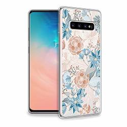Hello Giftify Samsung S10 Case Hellogiftify Vintage Floral Tpu Soft Gel Protective Case For Samsung S10