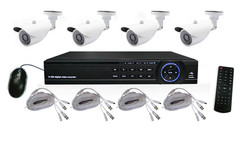 DIY CCTV Kit with 8-Channel DVR & 4 x 720p Bullet Cameras