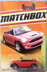Matchbox 2011 Release Metro Rides 28 Of 100 Red MINI Cooper S Convertible Die-cast By Matchbox