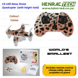 Cx-10d Smart Q Nano Drone Quadcopter With Height Hold Camo