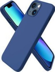 Tuff-Luv Soft Feel Liquid Silicone Case For Apple Iphone 13 MINI Blue