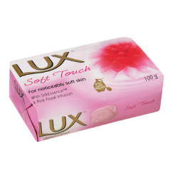 LUX Bath Soap Soft Touch Peach 12 X 100g