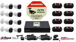 Dahua 8 Channel Dvr And 8 Bullet Cameras Diy CCTV Kit Including Hdd