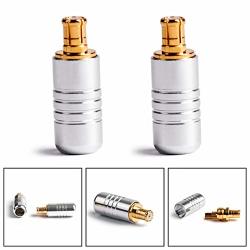 Areyourshop 1PAIR Earphone Diy Pin Connector A2DC Jack For CKS1100 Ls Serie LS400 E50 Silver