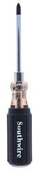 Southwire Tools & Equipment SD2P4HD 2 Phillips Tip Screwdriver With 4-INCH Round Shank