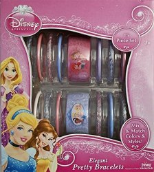 Disney Princess Elegant Pretty Bracelets 15 Piece Set