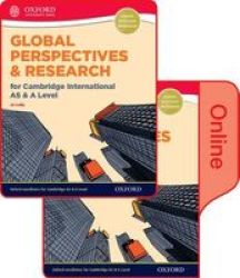 Global Perspectives And Research For Cambridge International As & A Level Print & Online Book Paperback