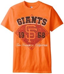 Mlb San Francisco Giants Men's 58J Tee Orange Medium