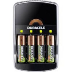 Duracell CEF15 Value Charger with 4 x NiMH AA Batteries