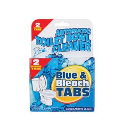Toilet Freshener - Cistern Block - Blue & Bleach - 50G - Pack Of 2 - 6 Pack