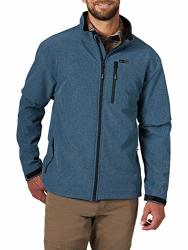 Atg By Wrangler Men's Trail Jacket Heather Blue Small