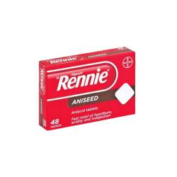 Rennie Aniseed Antacid Tablets 48'S