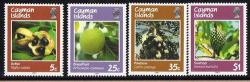 Cayman Islands 1987 "fruits" Set Of 4 U.m.m. Sg 652-5. Cat 9 25 Pounds.