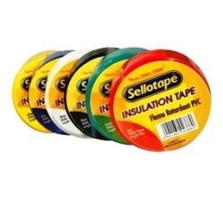 Tape Insulation Flame Proof 18X20M Yellow 5 Piece
