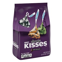 Hershey's Kisses Halloween Spooky Milk Chocolates Perfect For Halloween Decorations 36 Ounce Bulk Candy