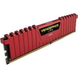 CMK8GX4M1A2666C16R Vengeance DDR4 Lpx Desktop Memory Module With Red Low-profile Heatsink 2666MHZ 8GB