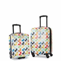 American Tourister Disney Hardside Luggage With Spinner Wheels Mickey Mouse 2 2-PIECE Set 18 21