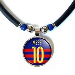 Lionel Messi Fc Barcelona Soccer Jersey Pendant Necklace Leo Messi Jewelry