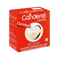 Canderel Sucralose 40 Sticks Vanilla