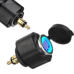 Waterproof 12-24V Motocycle Dual USB Charger Adapter For Bmw Ktm Triumph
