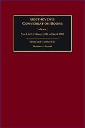 Beethoven's Conversation Books: Nos. 1 To 8 February 1818 To March 1820