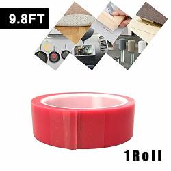 Double Sided Tape Heavy Duty(16.5FT/5M)Multipurpose Wall Tape Adhesive  Strips Removable Mounting Tape,Reusable Strong Sticky Transparent Tape Gel