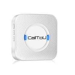 Calltou Wireless Caregiver Pager Calling System Door Chime Entrance Chime Entry Alert For Home Retail Store Business Shop Plugin Receiver Need To Be Paired