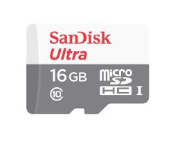 SanDisk SDSQUNS-016G-GN3MN Microsdhc 16GB Uhs I C10 Microsd Card - No Adapter