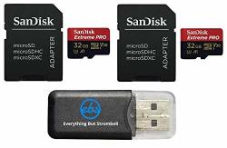 Sandisk 32GB Micro Sdhc Extreme Pro Memory Card 2 Pack Works With Gopro Hero 8 Black Max 360 Action Cam U3 V30 4K A1