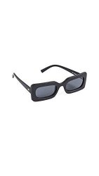 Le Specs Women's Damn Sunglasses Matte Black One Size