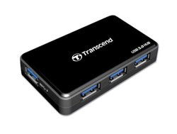 Transcend 4 Port USB 3.0 Hub - Black