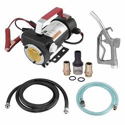 Cypress Shop Diesel Pump Kit Professional Electric Fuel Transfer Pump Oil Kerosene Oil Commercial Powerful Motor Built-in Bypass Valve Used In Automotive Machinery Maintenance