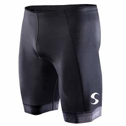 Synergy Men's Tri Shorts XL Black With Mesh Pockets