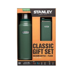 Stanley Classic 1L Flask & 0.236L Pocket Flask Gift Set