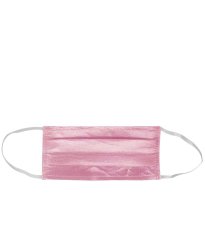 2PLY Satin Face Mask Pack Of 5 - Pink - Pink One Size