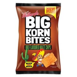 Big Korn Bites Bbq 120G