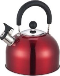 Priima Whistling Kettle Stainless Steel 2.5LTR.RED