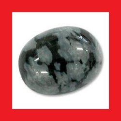 Snowflake Obsidian - Oval Cabochon - 2.63CTS