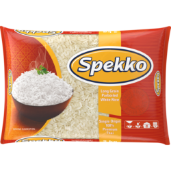 Spekko Long Extra Grain Parboiled White Rice 10X2KG