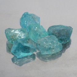 21.40 Ct. Unheated Natural Rough Neon Blue Apatite Paraiba Color Gemstone
