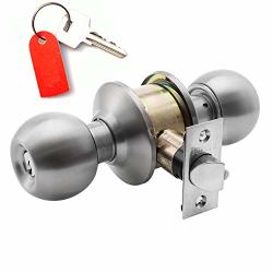 Knob Lock CB03 Communicating : Keyed Alike Cylinders On Both Sides : Bump-pick Resistant : Cylindrical Grade 3 : Double Keyed Alike Cylinders : Yale Lock Keyway