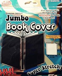 Jumbo Book Cover XXL Fits Books 10 X 15 Black