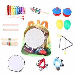 Kids Musical Instruments Musical Instruments Wood Xylophone For Kids Children Child Wooden Music Shakers Percussion Instruments Tambourine Birthday Gifts Present With Carrying Bag