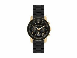 Runway Chronograph Gold-tone Stainless Steel Woman's Watch MK7385