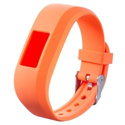 Vesniba Replacement Sports Silicone Watch Bracelet Strap Band For Garmin Vivofit Jr Junior Kids Fitness Orange